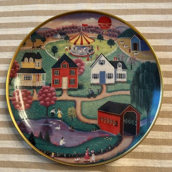 Vintage Franklin Mint plate set. Limited edition, signed & numbered - Picture 10 of 10